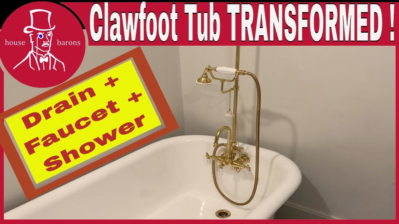 Claw Foot Tub Plumbing | Free Standing Tub Shower