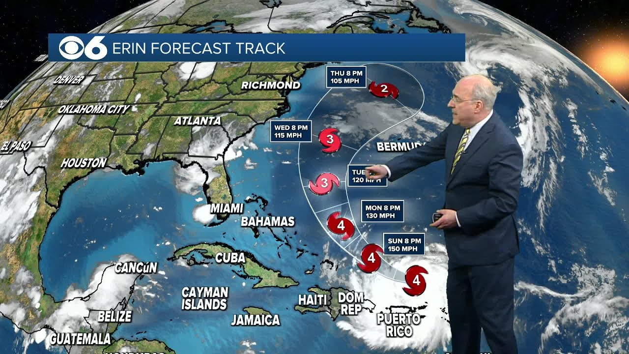 Hurricane Erin is strong Category 4 storm (Saturday 11:15 p.m. Update)