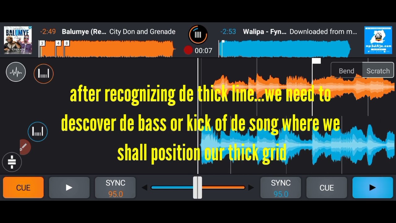 # crossdj HOW TO MATCH SONGS WITH A CLEAR BEAT MOVEMENTS...