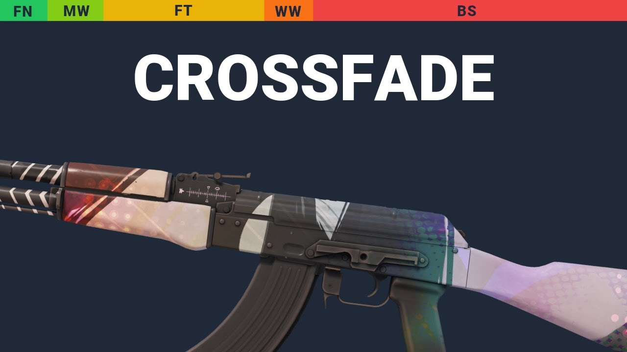 AK-47 Crossfade - Skin Float And Wear Preview