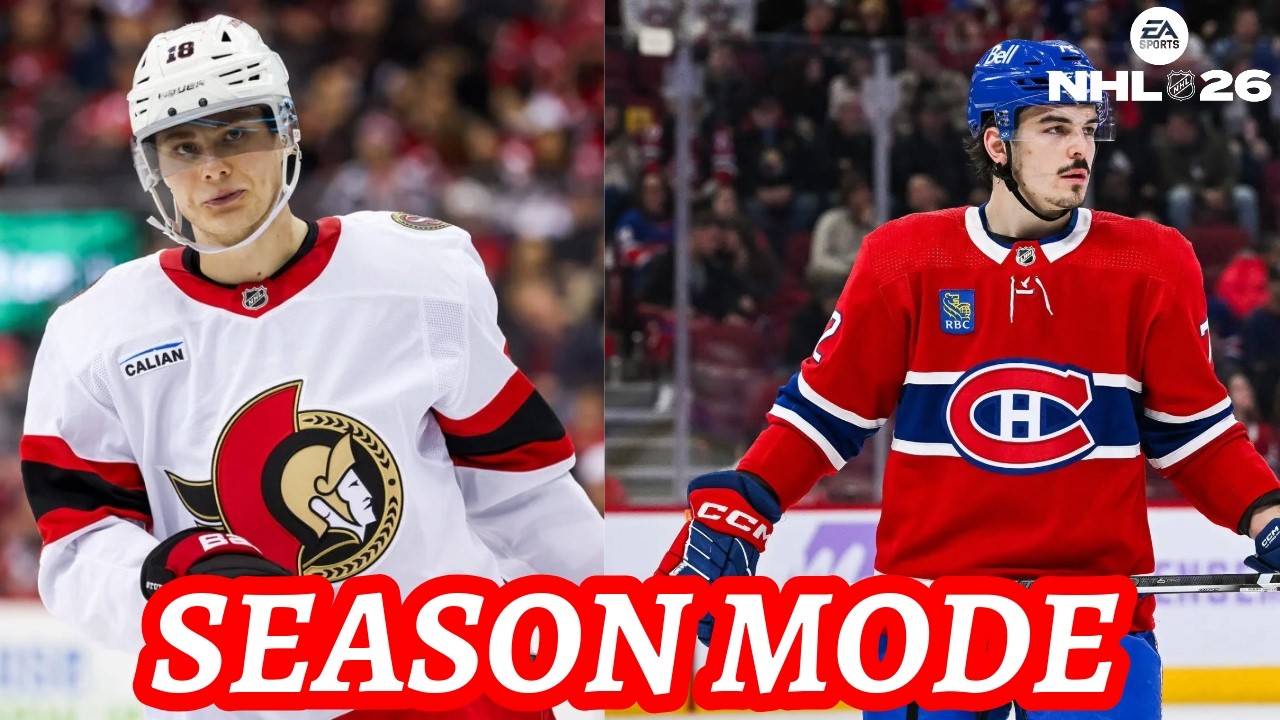 NHL 26 - SEASON MODE MONTREAL CANADIENS GAME 12 VS OTTAWA SENATORS