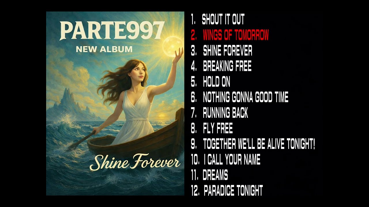 PARTE997｜A 30-second preview ALBUM [SHINE FOREVER] SONG LIST Hard rock melodious