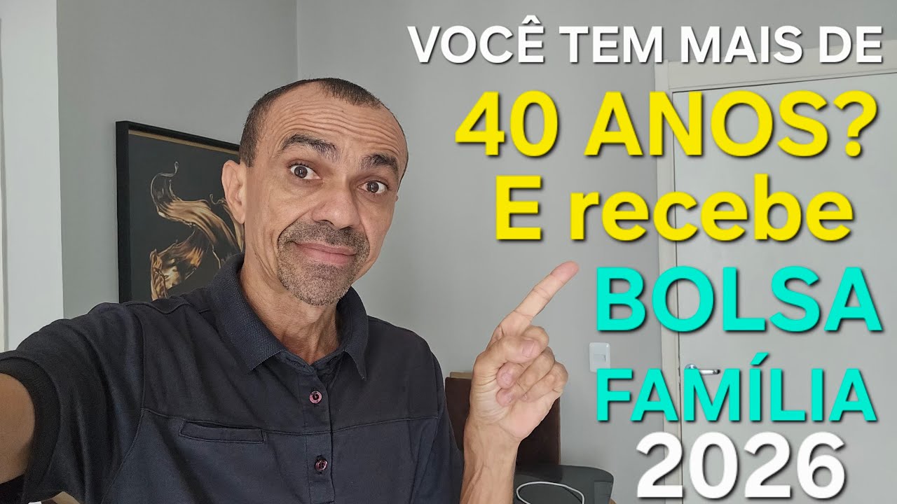 É BENEFICIÁRIOS DO BOLSA FAMÍLIA E TEM MAIS DE 40 ANOS OU É UNIPESSOAIS
