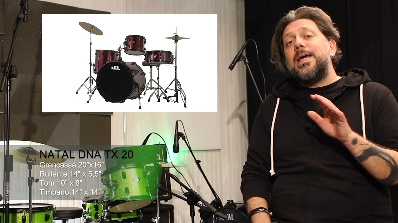 Nick Lamberti presenta la serie DNA di Natal Drums