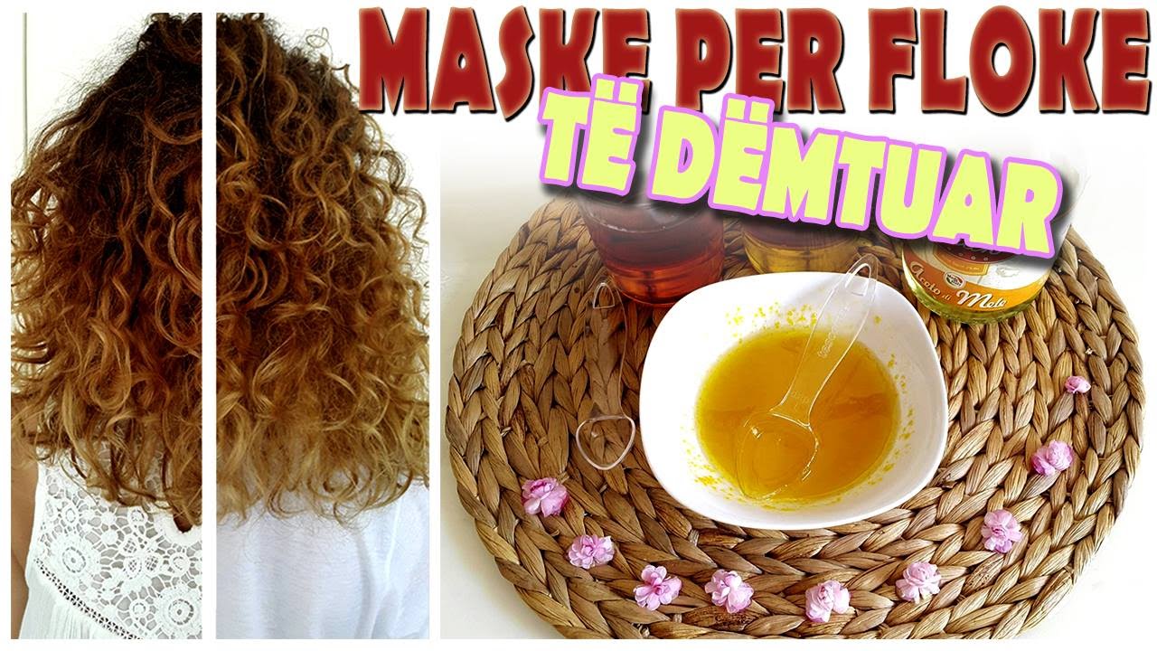 Maske per floke te demtuar, pa shkelqim & pa volum.(Albanian)