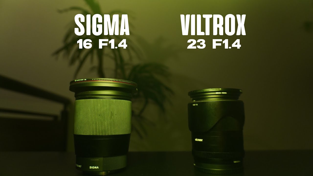 Sigma 16mm f1.4 vs Viltrox 23mm f1.4 | Qual escolher em 2024? Sony ZV-E10