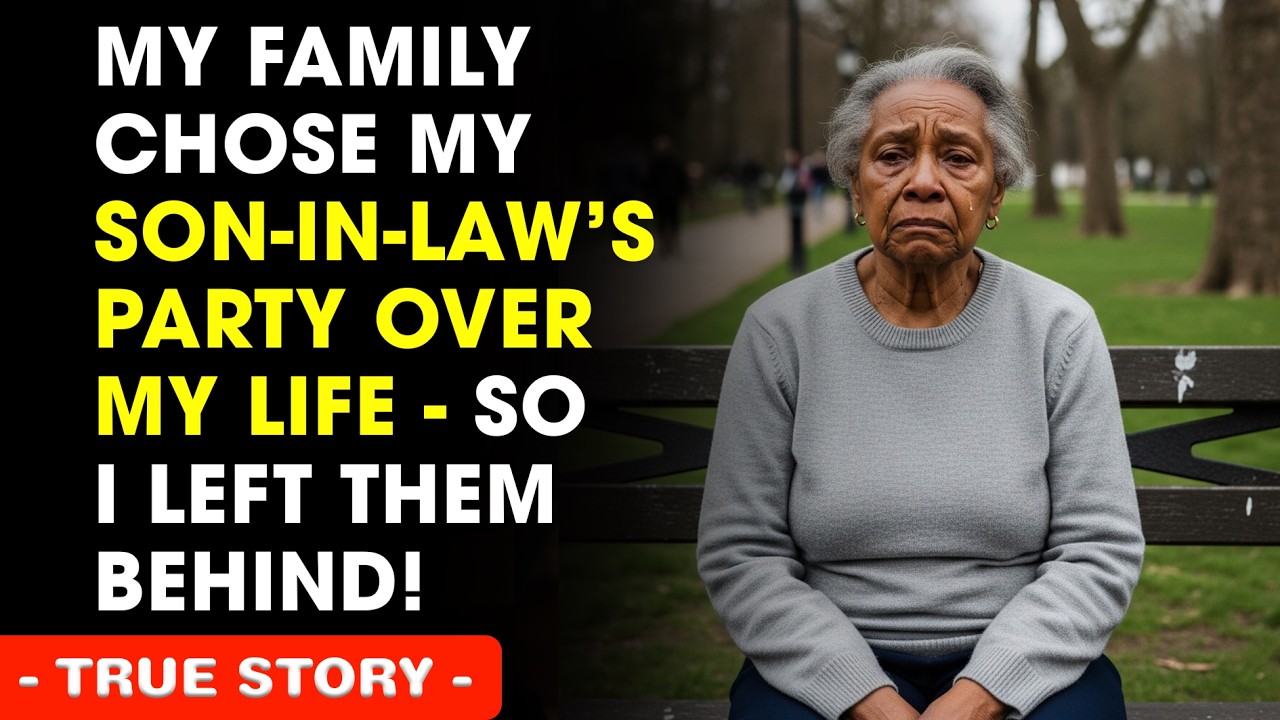 My family chose my son-in-law's party over my life — So I left them behind!