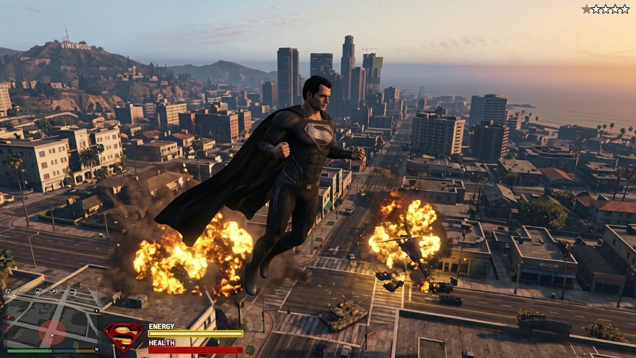 GTA 5 Superman Freeroam