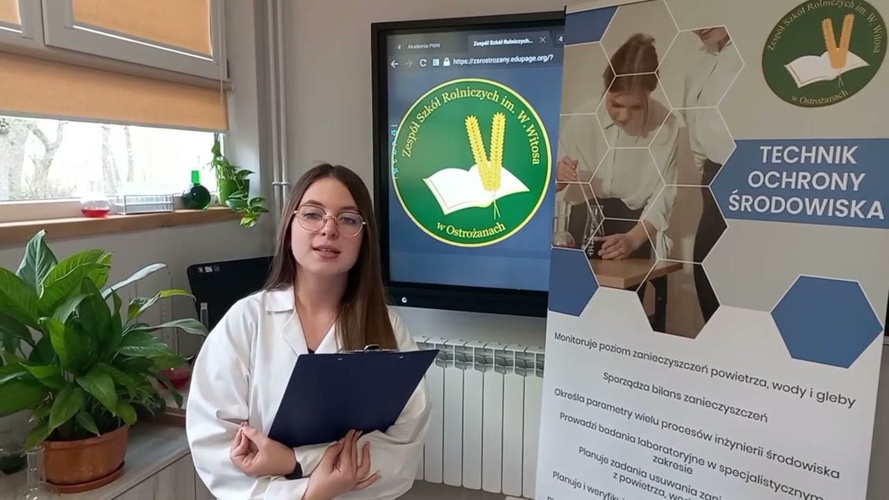 Film promocyjny - technik ochrony środowiska Zespołu Szkół Rolniczych im. w. Witosa w Ostrożanach