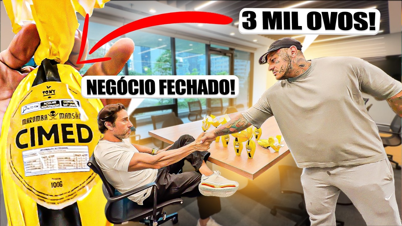 APAVOREI O JOÃO ADIBE - 3 MIL OVOS DE PÁSCOA 