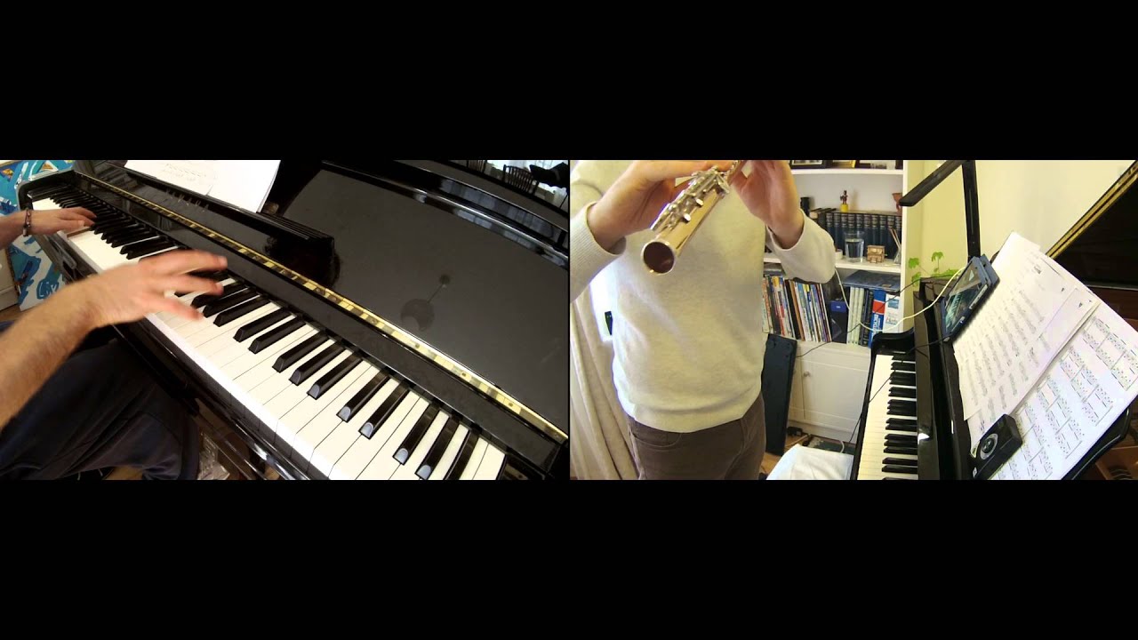 'The Legend of Ashitaka' (Ashitaka Sekki), from Princess Mononoke, for Flute & Piano Duet