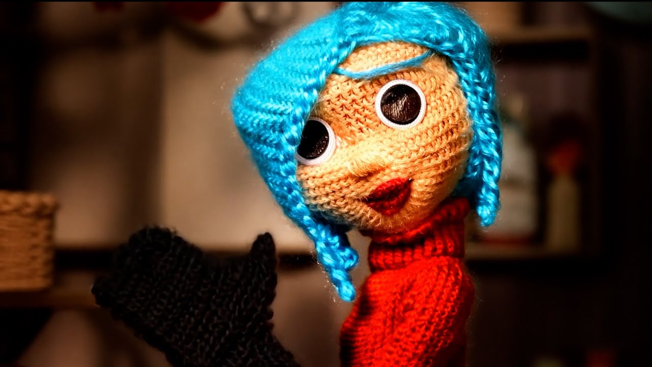 Coraline as an AI Generated Wool Stop-Motion Animation