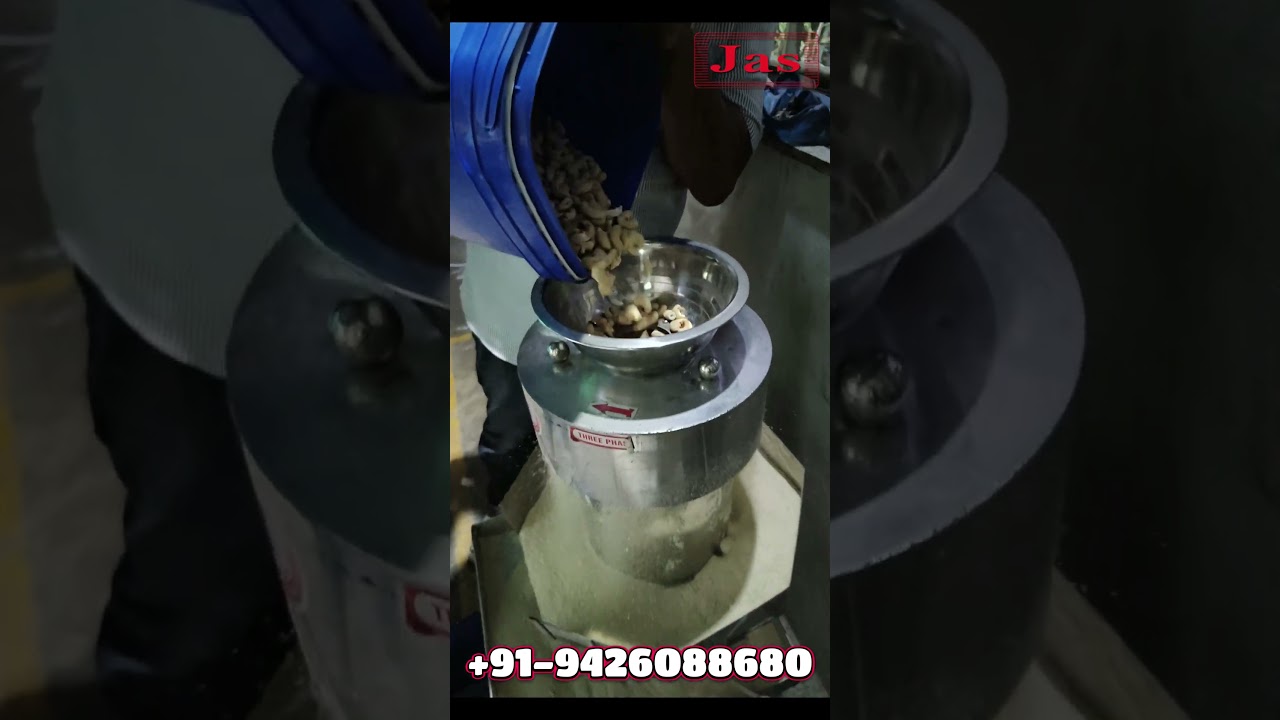 Cashew Nut Powder Machine | Commercial Cashew Grinding Machine | +91-9426088680 | jasenterprise.com