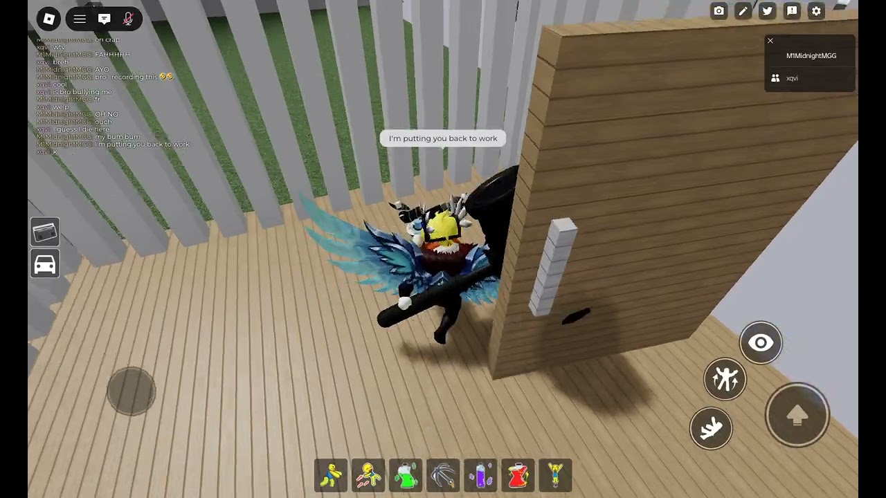 Playing with another friend