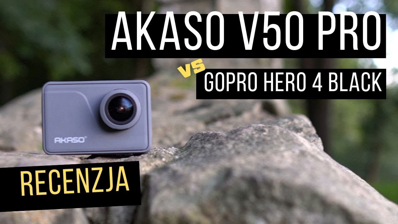 Test kamerki AKASO V50 Pro + porównanie z GoPro HERO 4 Black