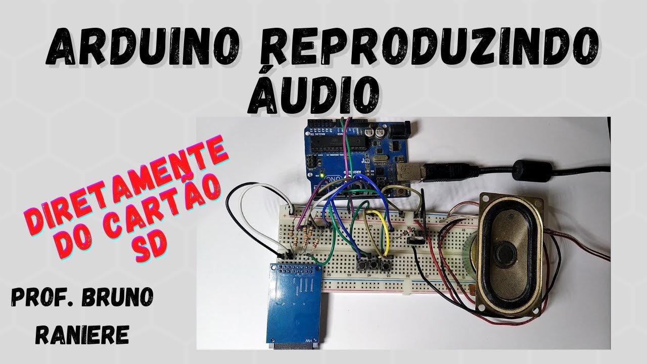 Áudio no arduino - reprodução direto do SD card