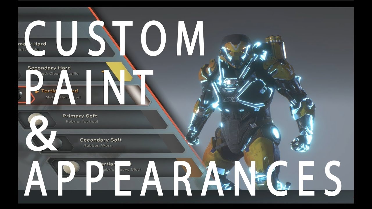 Anthem | Exploring Ranger Appearances Colors/Paints | From Demo Version