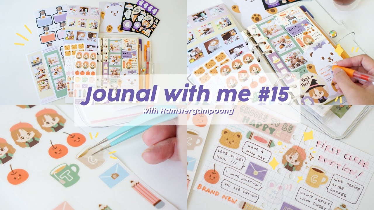 Journal with me #15/ May pocket journal with 6 ring binder journal (Real Time)