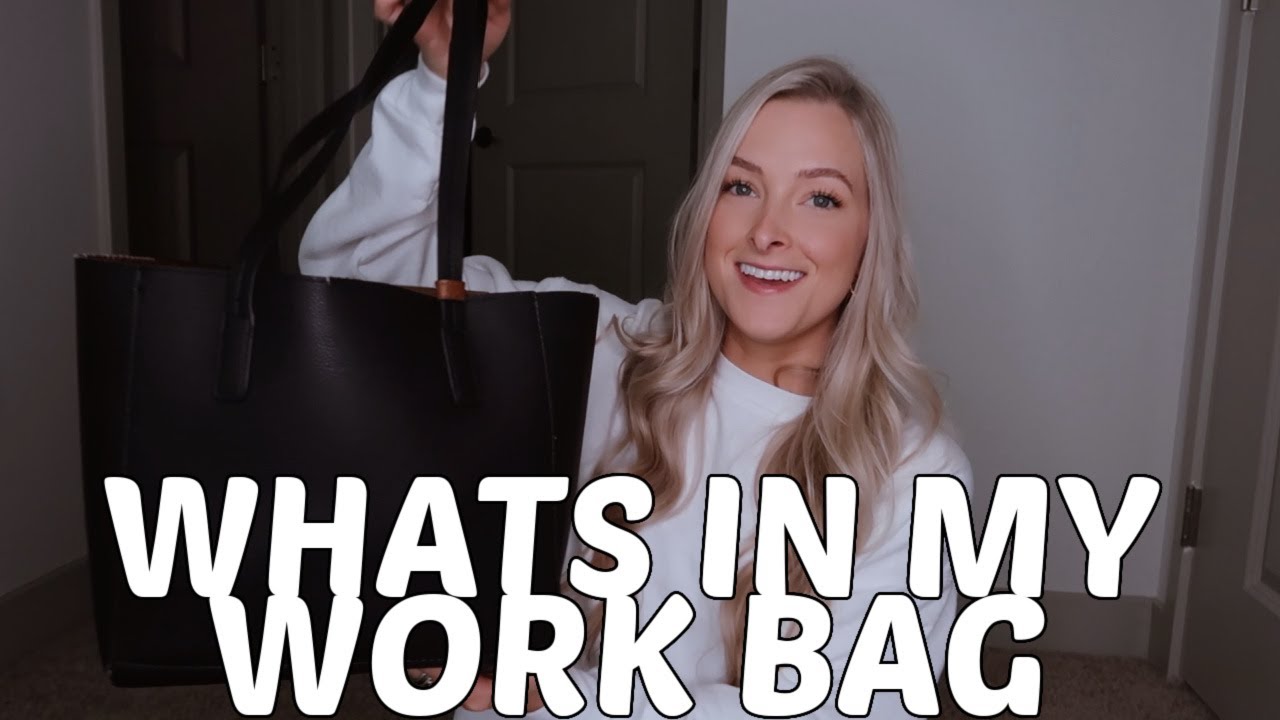 WHATS IN MY WORK BAG - 9-5 Office Job