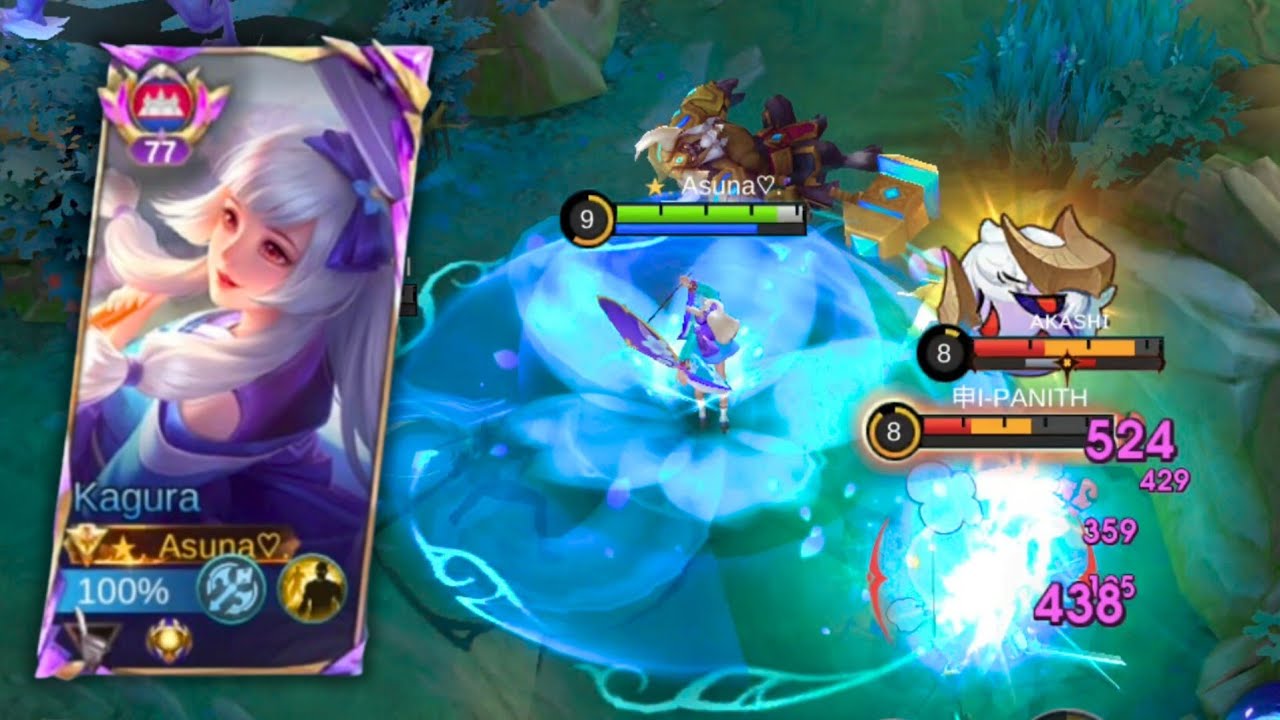 Kagura No SKIN Solo Rank !! Mobile Legends 