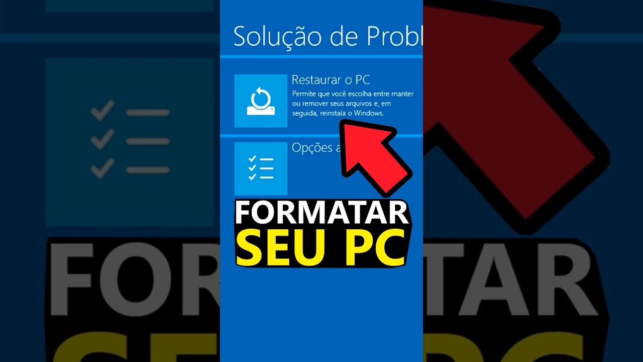 Como Formatar PC ou Notebook F&aacute;cil e R&aacute;pido!