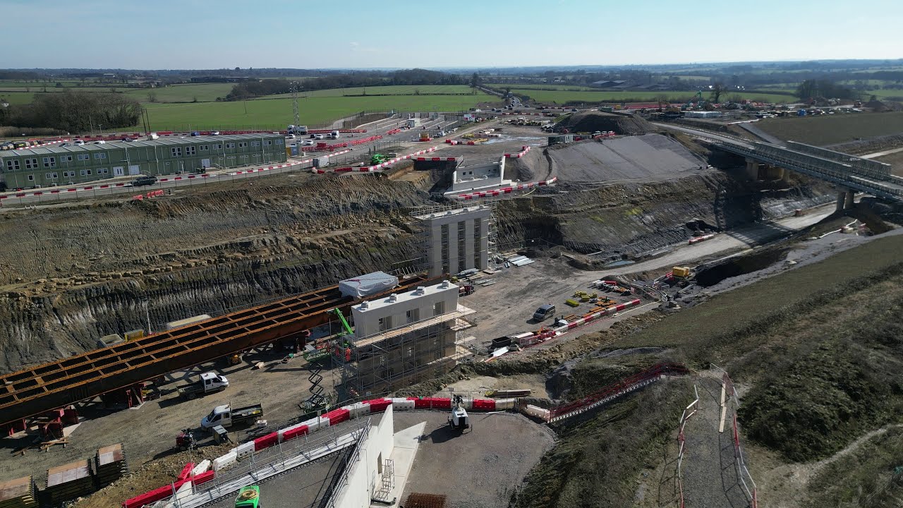 HS2 Westbury Viaduct | A422 Brackley Road