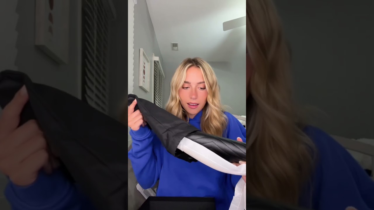 Open my first designer purse with me😱😱 #shorts #purse #unboxing #designer
