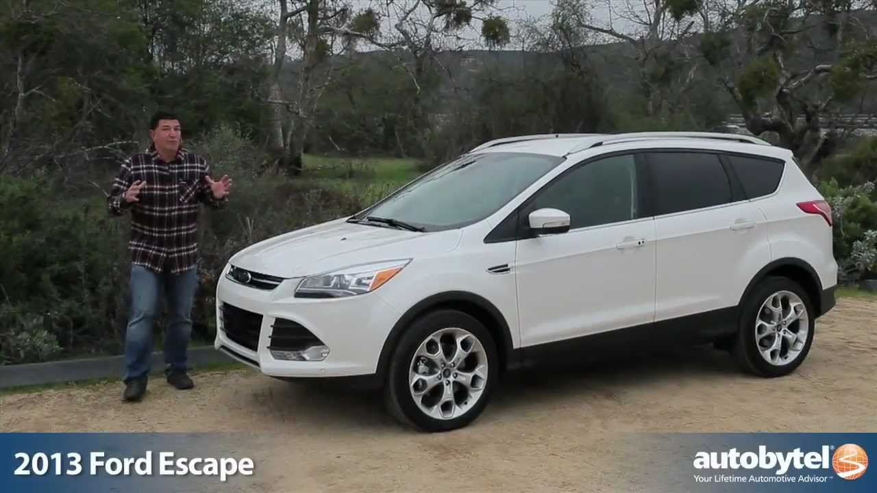 2013 Ford Escape EcoBoost Test Drive & Crossover SUV Video Review