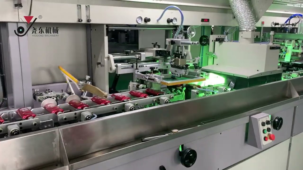 4 Colour Automatic Screen Printing & 2 Foil Stamping Machine | Yaodong Packaging Decoration Solution