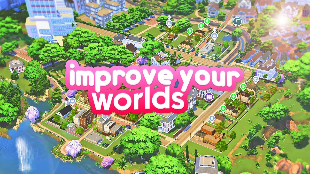 ЛУЧШИЙ МОД, чтобы преобразить миры в The Sims 4! невероятно детализированные замены карт
