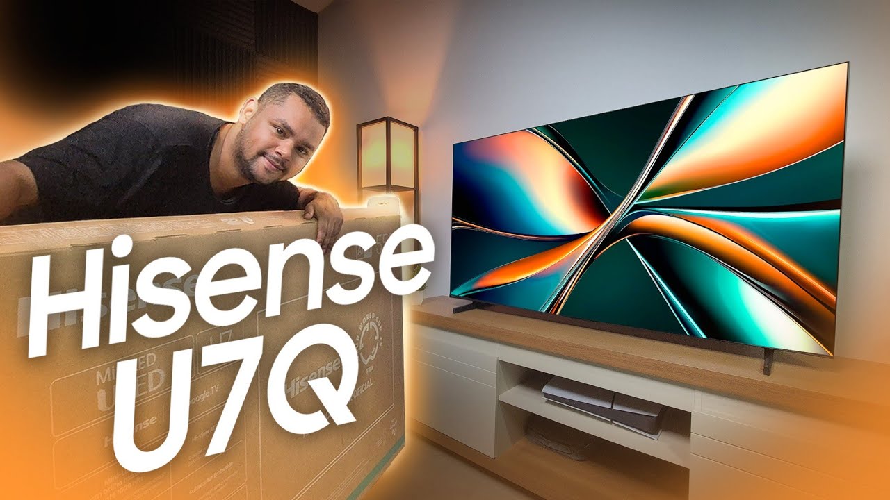 Essa TV Vai Incomodar a Concorrência! Hisense U7Q Mini LED