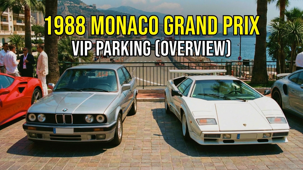 1988 Monaco Grand Prix VIP Parking | From Cheapest to Most Expensive Cars