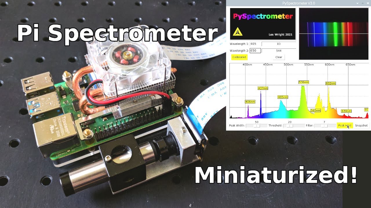 Как построить МИНИАТЮРНЫЙ спектрометр для Raspberry Pi