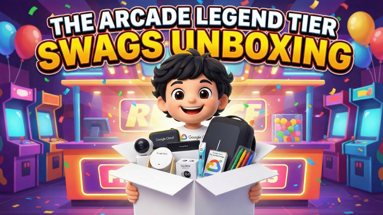 Распаковка подарков Google Cloud Arcade Legend Tier | Бесплатные подарки от Google Cloud | Распак...