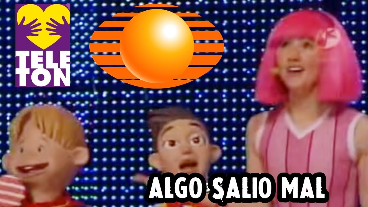 EL DÍA QUE TELEVISA LLEVÓ a LAZY TOWN al TELETON, PERO ALGO SALIO MAL …