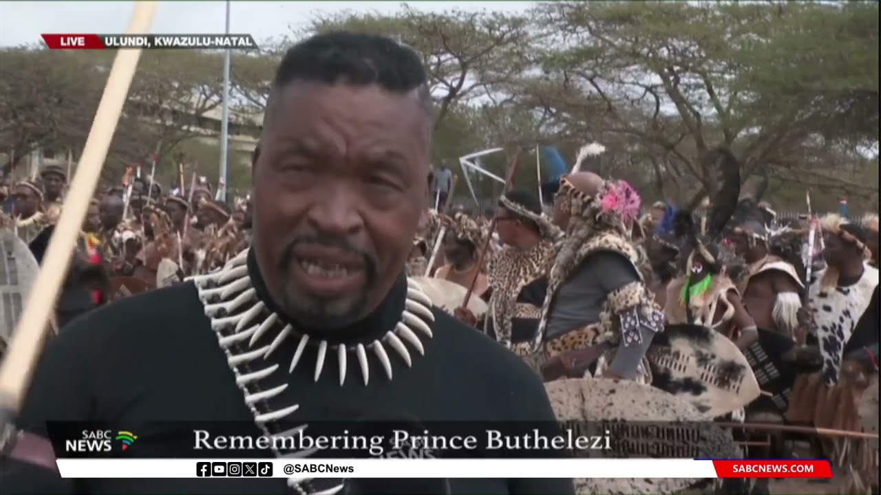 Amabutho remember Prince Buthelezi