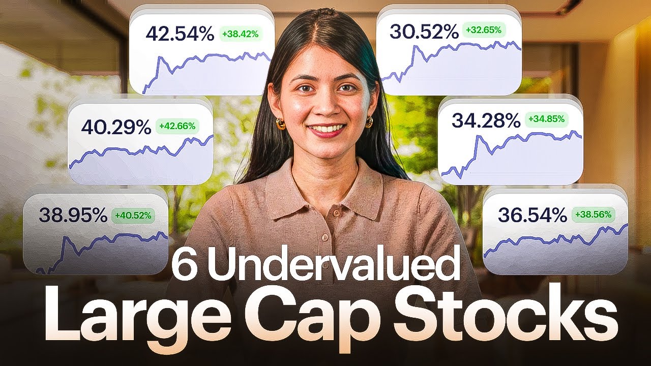 6 UNDERVALUED Large Cap Stocks- Should you invest in large caps now?