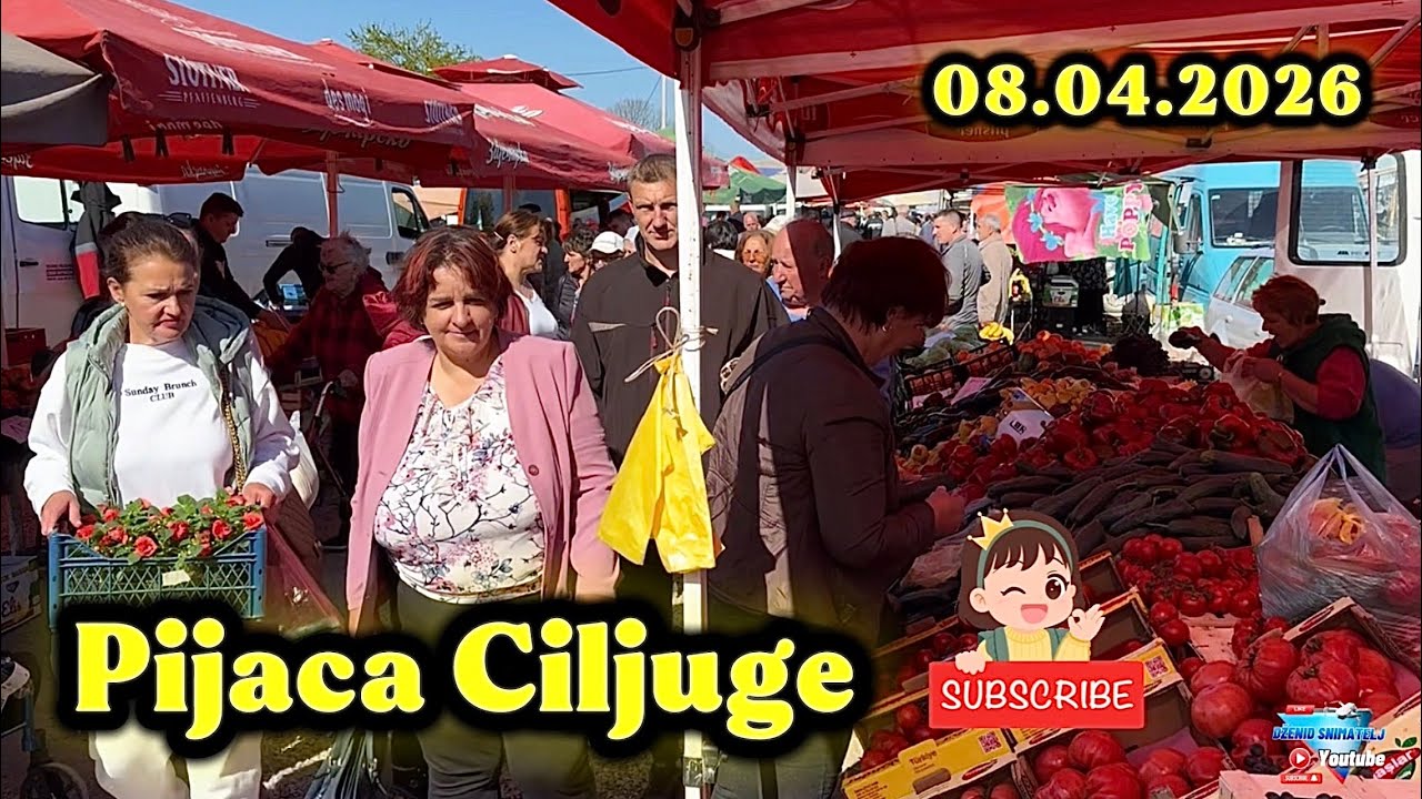 Obilazak pijace Ciljuge, &scaron;ta se danas najvi&scaron;e kupuje 08.04.2026