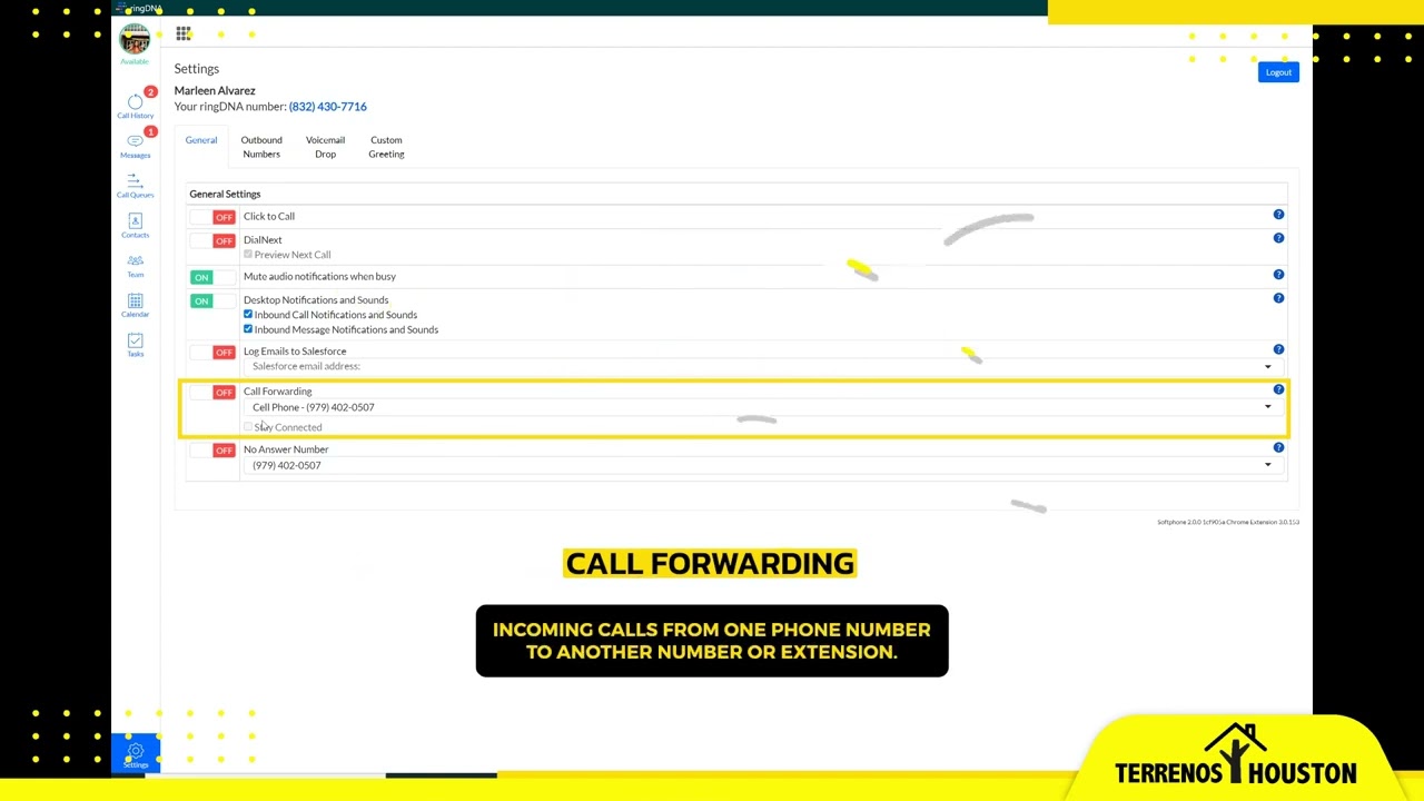 RingDNA Configuration Settings