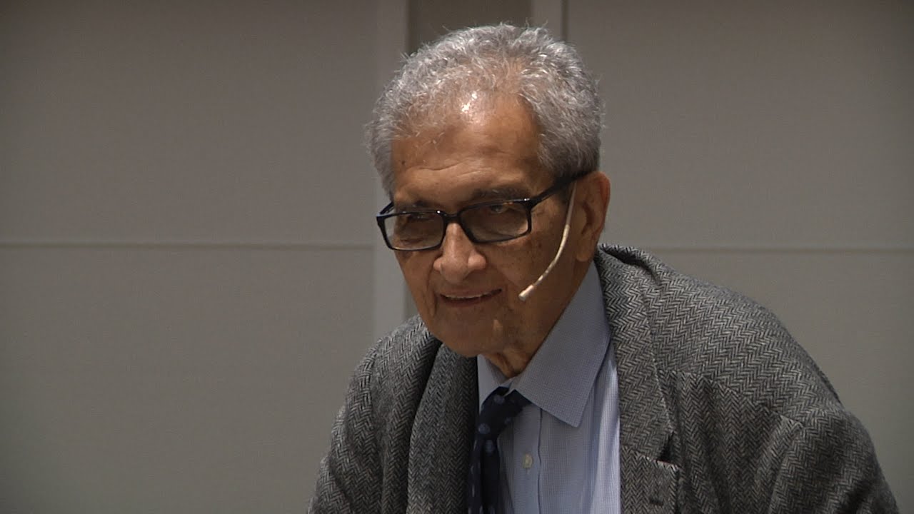 Amartya Sen at Development Economics Conference