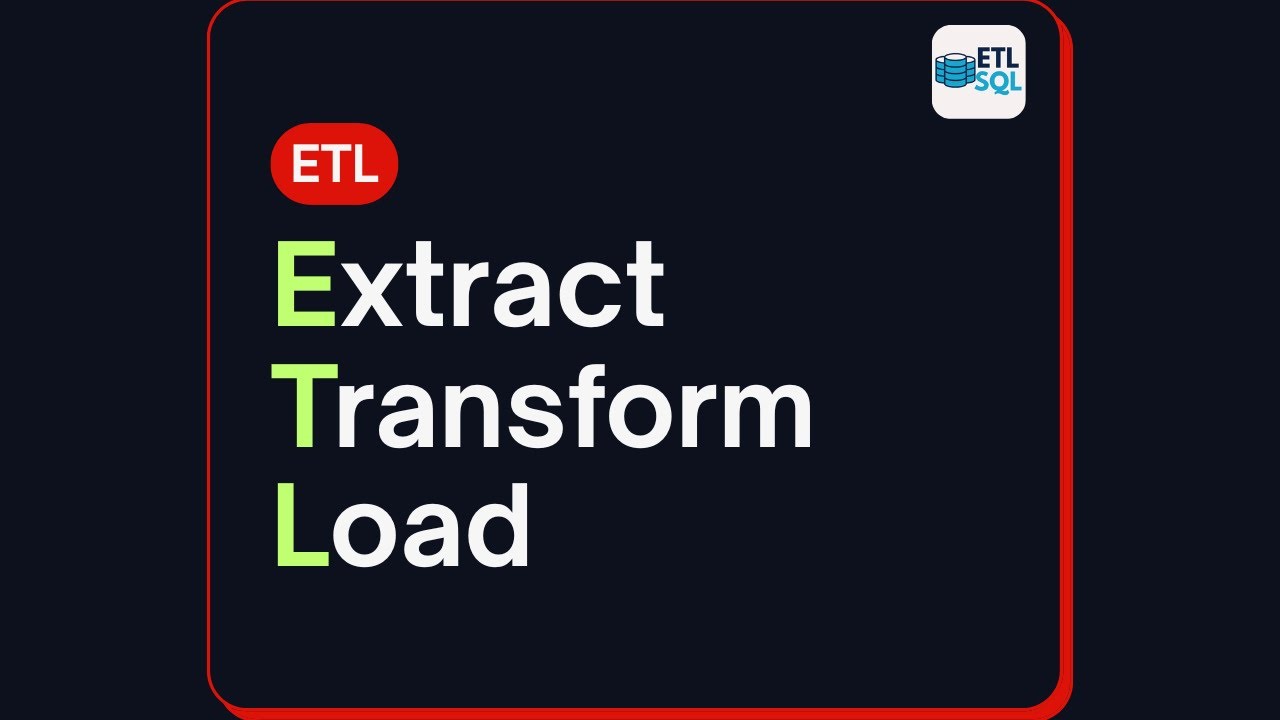 ETL Explained: Key Concepts for Building an ETL Pipeline #etl #sql