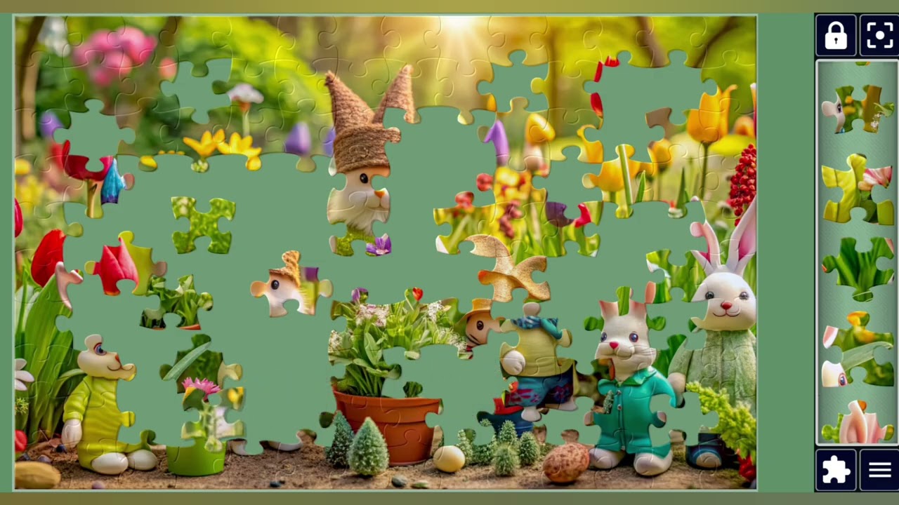 Colorful Decorative Accents🌵🪺🐰🐰🌈//jigsaw puzzles Craft🧩//Amazing puzzles Art🧩//puzzlesArt🧩🧩//