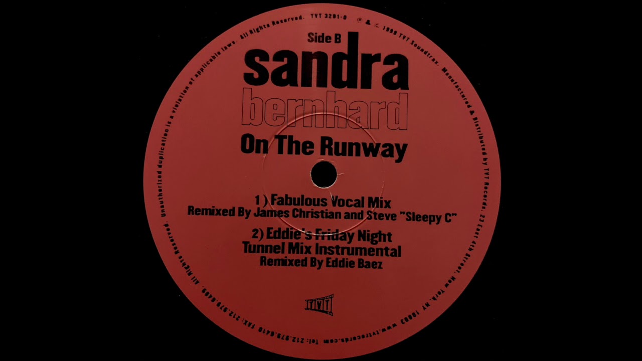 On The Runway (Fabulous Vocal Mix) - Sandra Bernhard | TVT Records [1998]