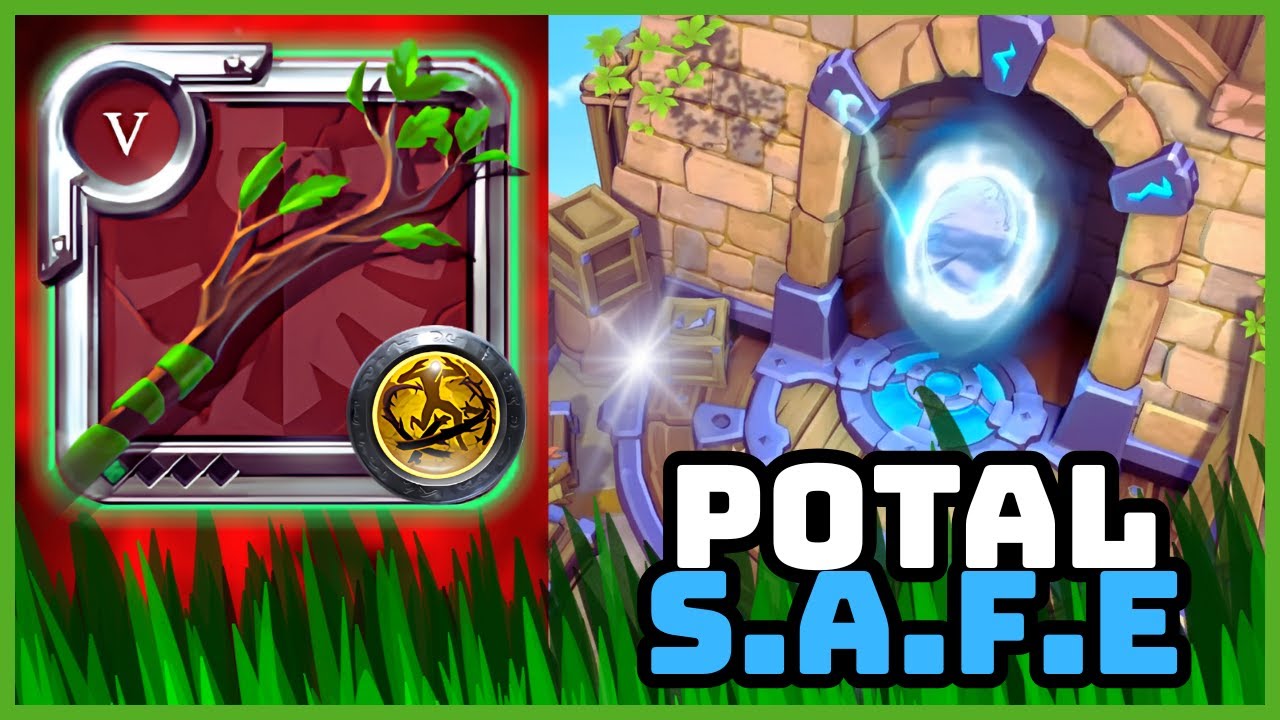 🍀​ Портал S.A.F.E с Посохом Природы (ОДИН И НЕПОБЕДИМЫЙ) SOLO PVP | ALBION ONLINE 🍀