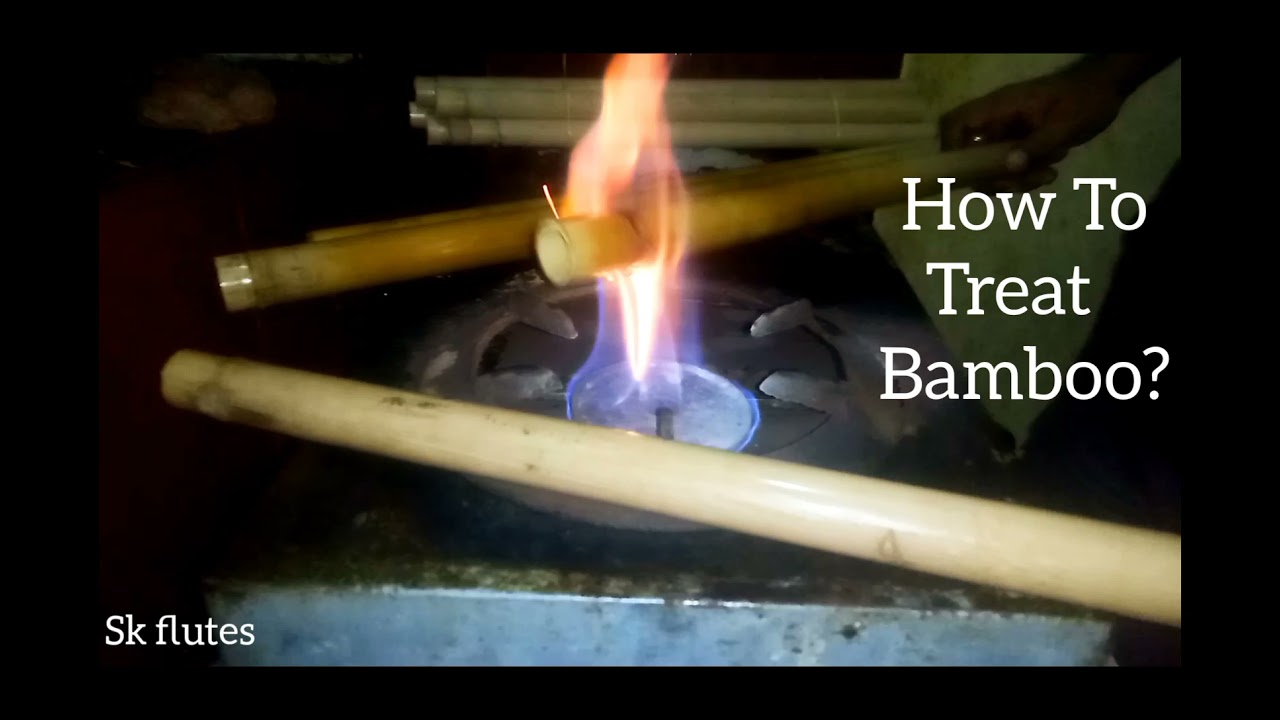 Heat Treating Bamboo ||  How To Make Flutes At Home 12  ||  Sk Flutes