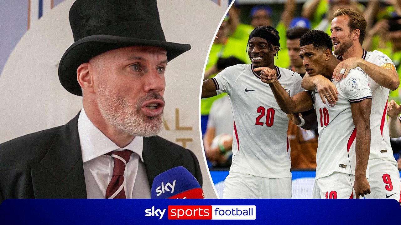 Jamie Carragher reacts to England's win over Croatia!