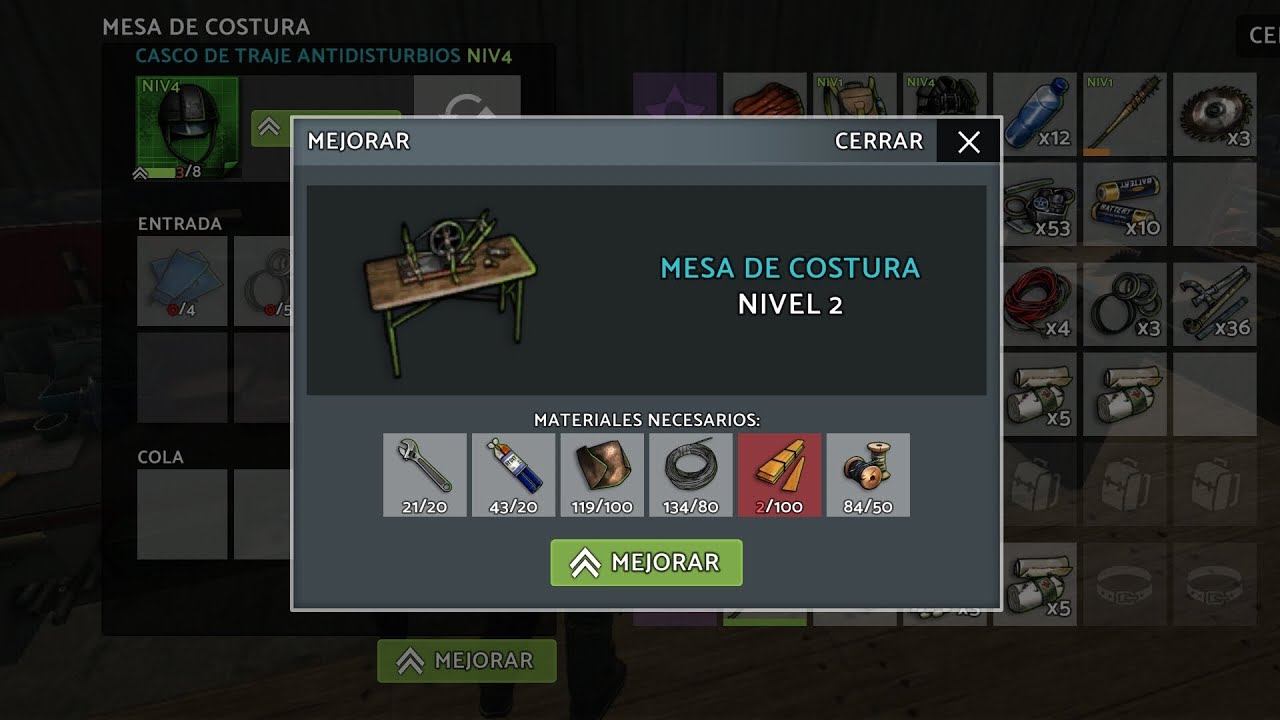 Subiendo la mesa de Costura - después de esto quede pobre #tomorrow 