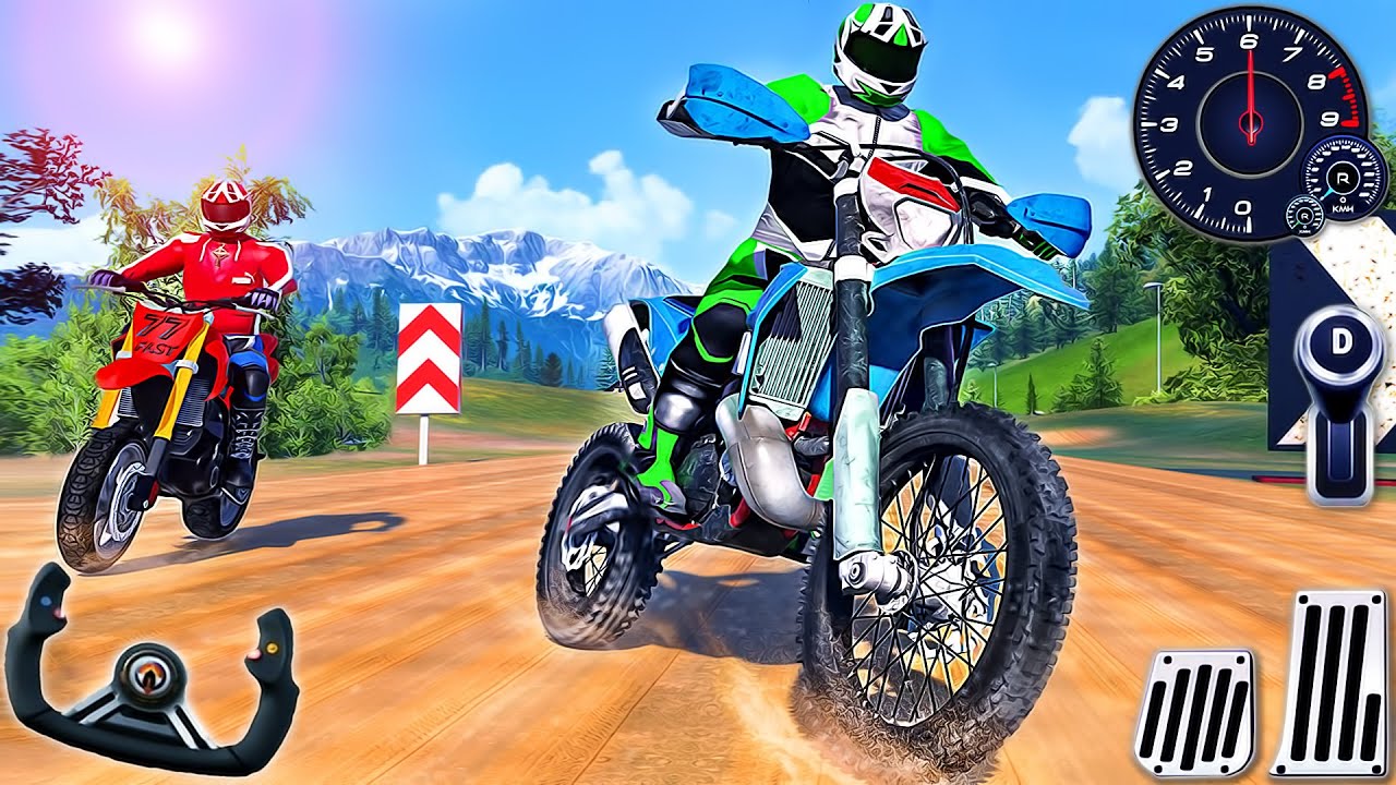 Motocross Dirt Bike Racing 3D - Uphill Offroad Motorbike Rider - Android GamePlay #7
