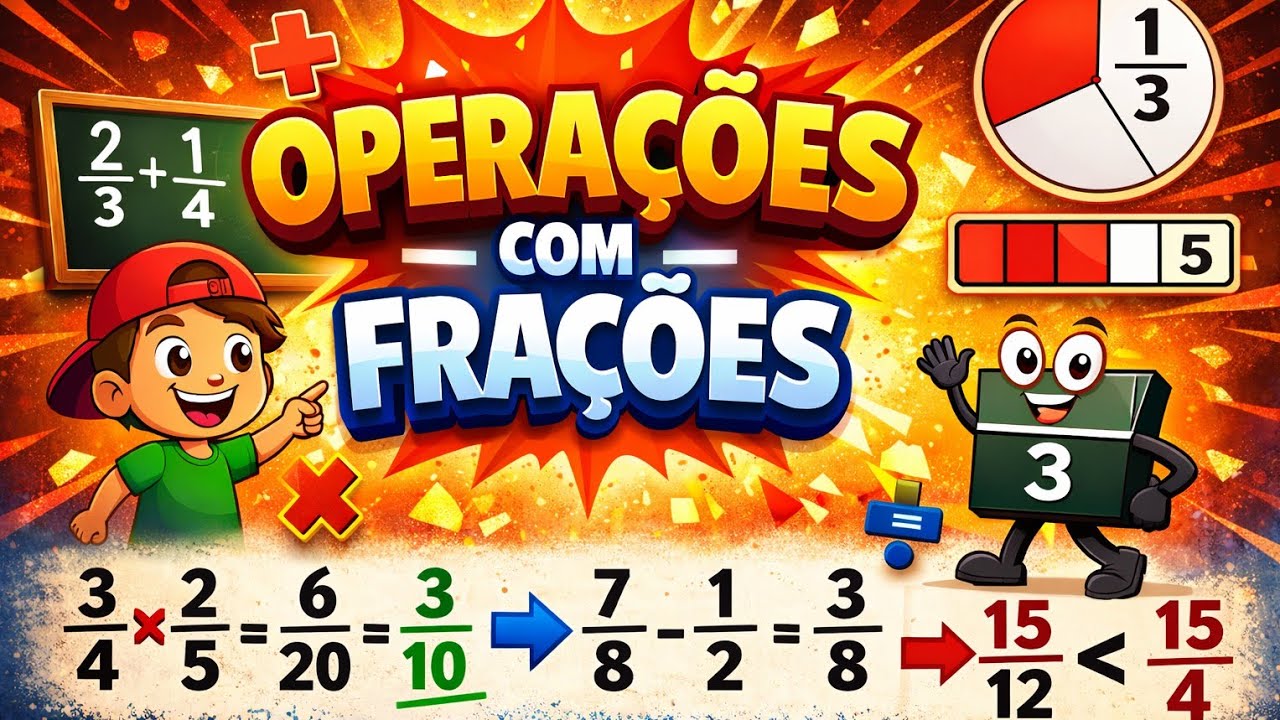 Revisão: operações com frações. 