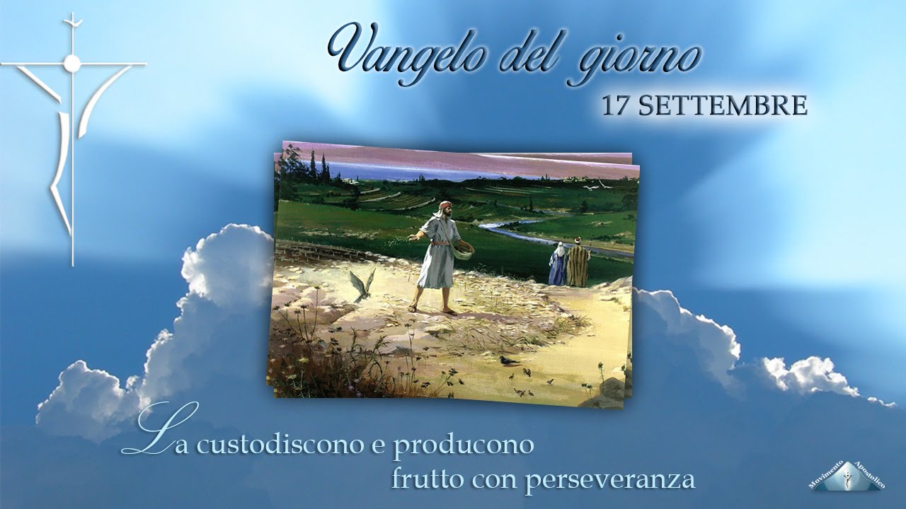 IL VANGELO DEL GIORNO 16 SETTEMBRE 2016